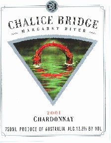 Chalice Bridge Chardonnay 2001<br>Savings/doz $169.00